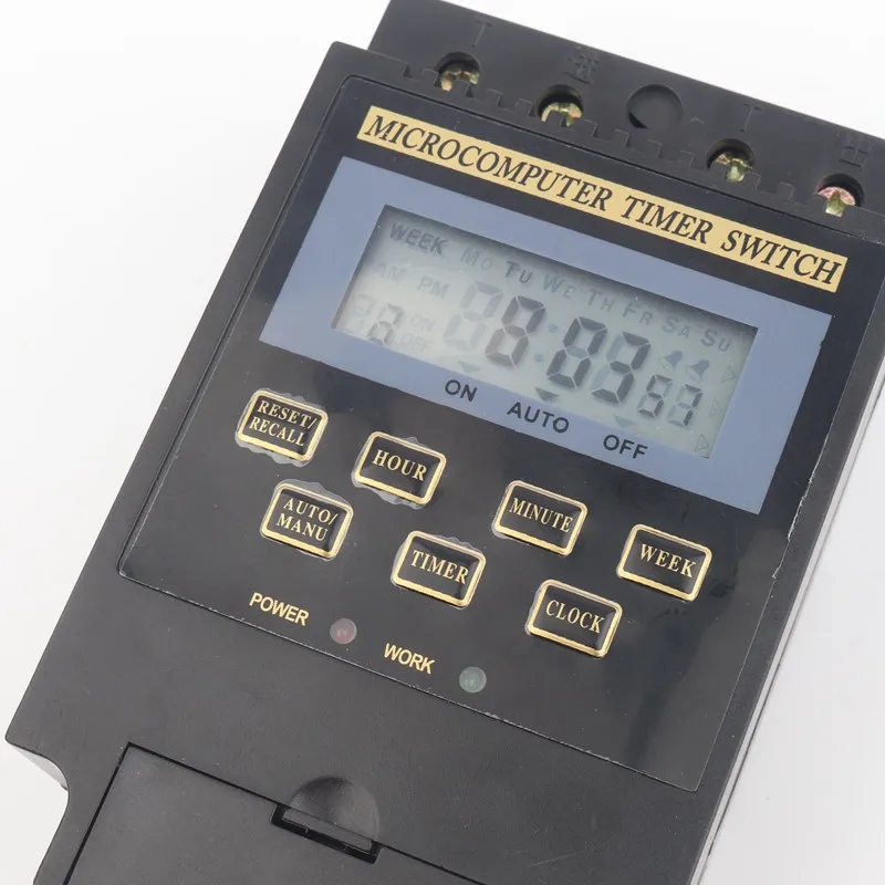 12V 110V 220V Microcomputer Control Timer Switch LCD Display Electronic Programmable Greenhouse Irrigation Pump Time Controller
