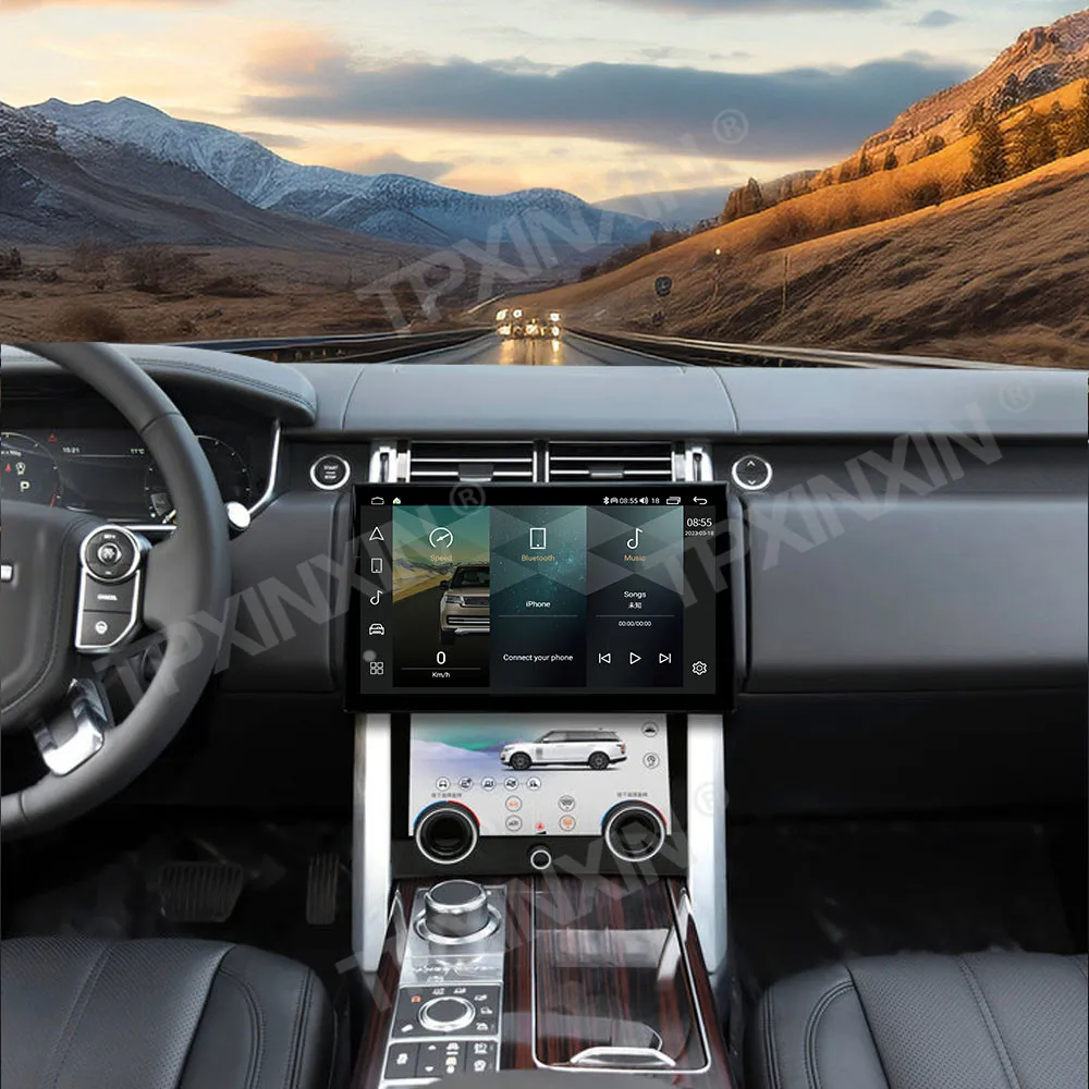 13.3 "سيارة مشغل وسائط متعددة لاند روفر فوغ L405 2013-2017 تحديث 2025 راديو السيارة السيارات نظام تحديد المواقع والملاحة Carplay وحدة Ai الشاشة #1