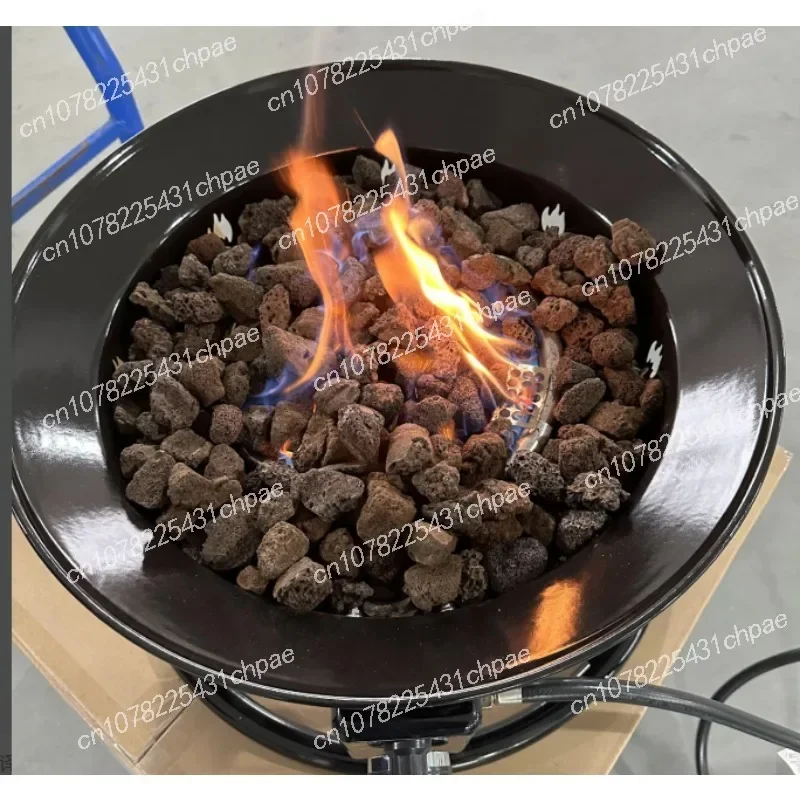 Outdoor Portable Propane Gas Fire Pit 58,000 BTU for Camping Trips RV Travels Tailgating Get-togethers and Family Evenings