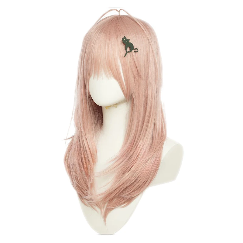 Game You and ME and Her: A Love Story Muko Aoi Cosplay Wig Adult Women Girls Long Straight Hair Halloween Costume Props