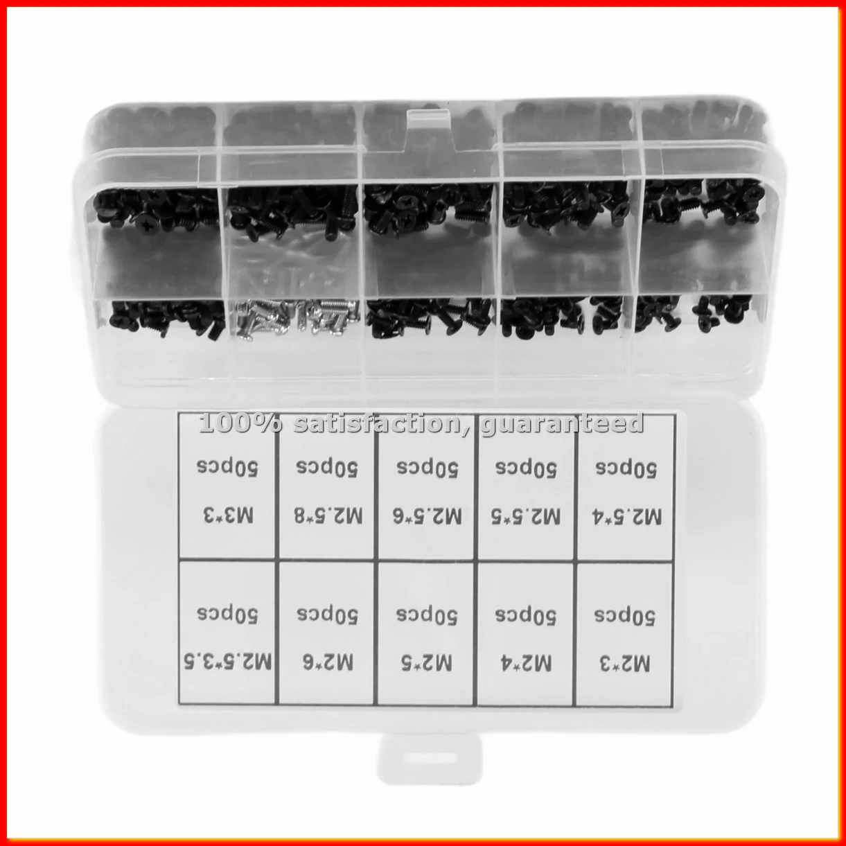 500Pcs Laptop Universal Screw Replacement Kit M2, M2.5, M3 for Gateway -A68X