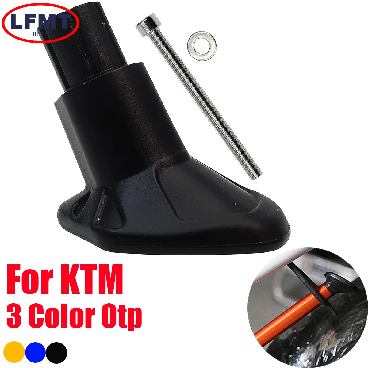 

Motocross ABS Plastic Side Stand Kick Stand Base Foot For Husqvarna FE TE TX FX 150-500 For KTM XC XCW XCF EXC EXCF 2008-2023