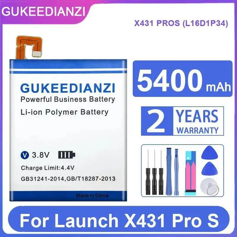 

Для Launch X431 Pro S Pros L16D1P34 долговечный аккумулятор для планшета 5400 мАч