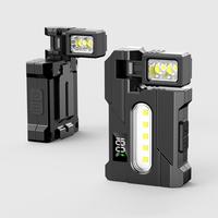 EDC Flashlight 1200Lumens Portable Pocket Mini Light Double Light Sources Flashlight For Outdoor Camping Hiking New
