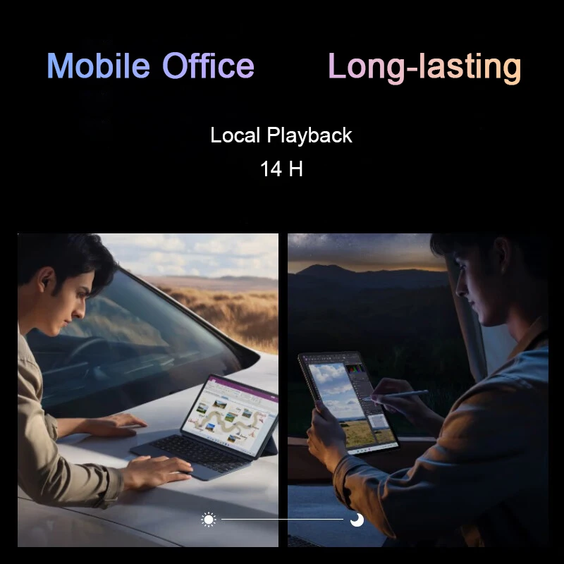 HUAWEI MateBook E Go شاشة 12.35 بوصة واي فاي/LTE 8 جيجابايت/16 جيجابايت 256/512 جيجابايت/1T سنابدراجون 8cx شاشة لمس 120 هرتز كمبيوتر محمول لوحي 2-in 1 مع لوحة مفاتيح