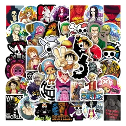 50/100/200/500Pcs Non-repeatingJapanese Classic Cartoon Anime One Piece DIY Graffiti Waterproof Sticker