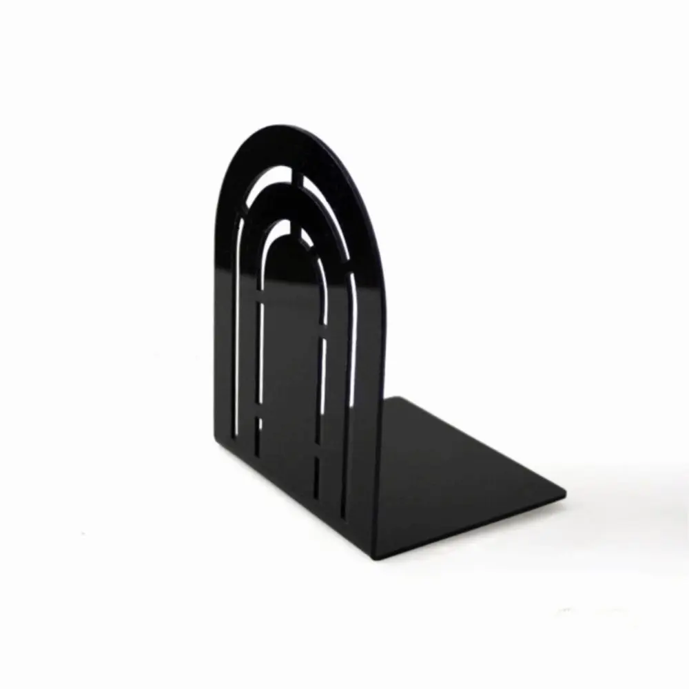 Durable Acrylic Book Display Stand Space-saving Decorative Desktop Acrylic Book Storage Rack Sturdy Stationery Acrylic Bookends