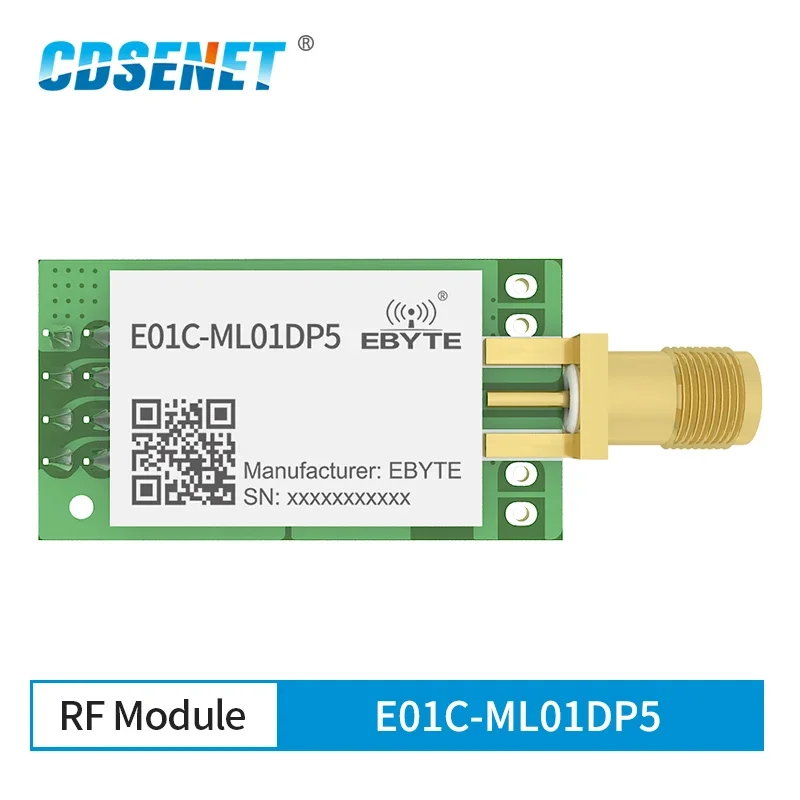 Si24R1 2.4GHz PA LNA rf SPI Module 100mW 20dBm E01C-ML01DP5 CDSENET 2.5km Long Range Wireless Transmitter and Receiver nRF24L01+