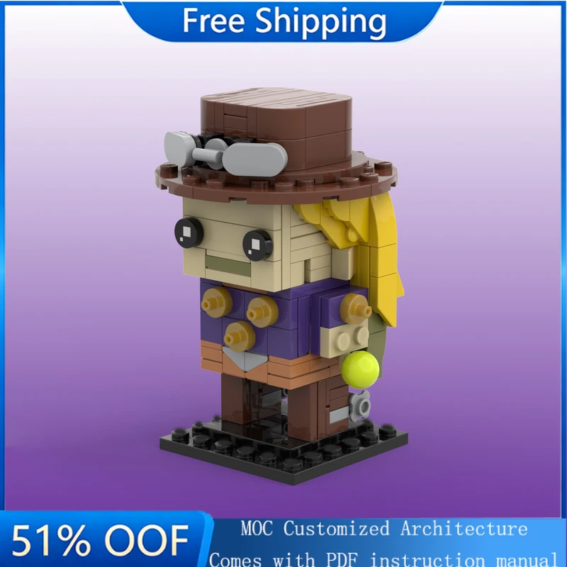 

Новый набор из 224 деталей MOC: модель знаменитого аниме-персонажа, конструктор для самостоятельной сборки, развивающие игрушки для детей, рождественские подарки