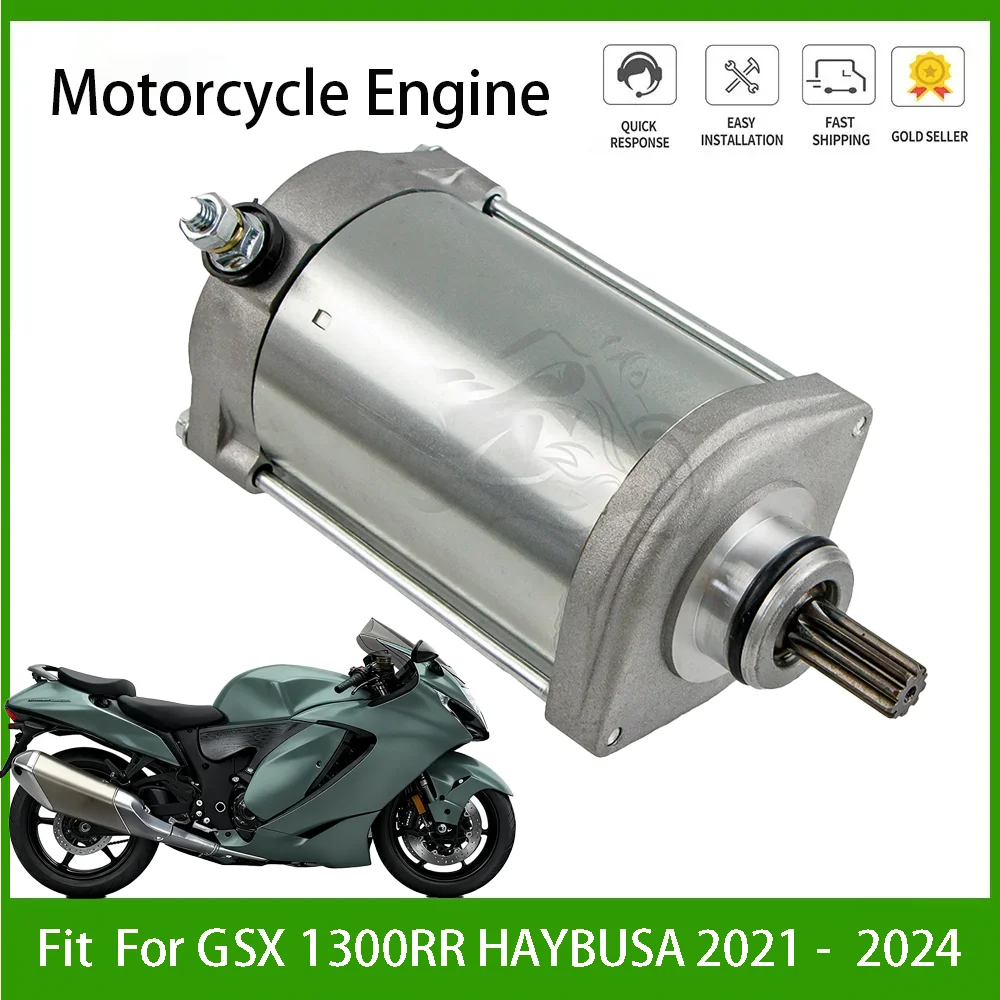 

Fit for 2021 - 2024 SUZUKI GSX1300R GSXR1300 RR Motorcycle Starting Starter Motor GSXR 1300 GSX 1300RR Hayabusa 2023 2022