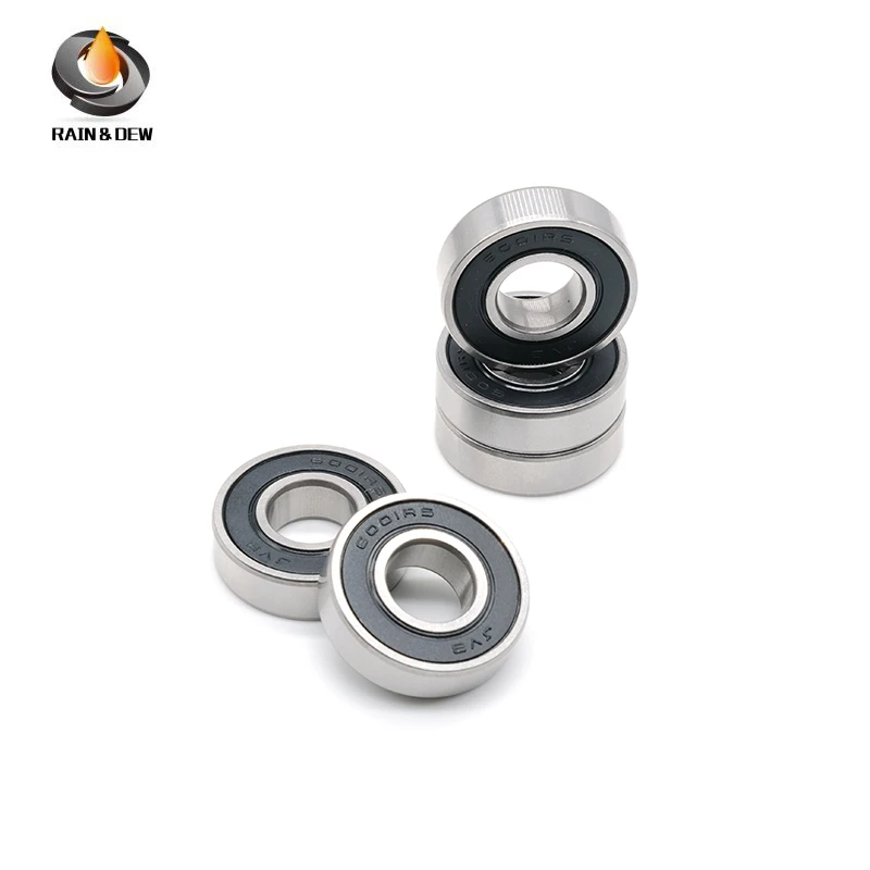 5PCS 6001RS Motor Grade Cover Sealed Deep Groove Ball Miniature Bearing ABEC-7 and 60,62,63,67,68,69,638 Series Bearings #3