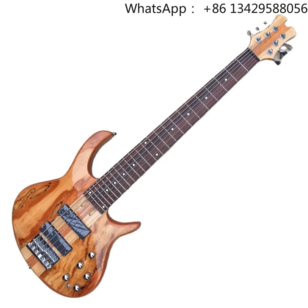 Flyoung Musical Instruments Bass Guitar 6 Strings Electric Bass Guitar Rosewood Bass