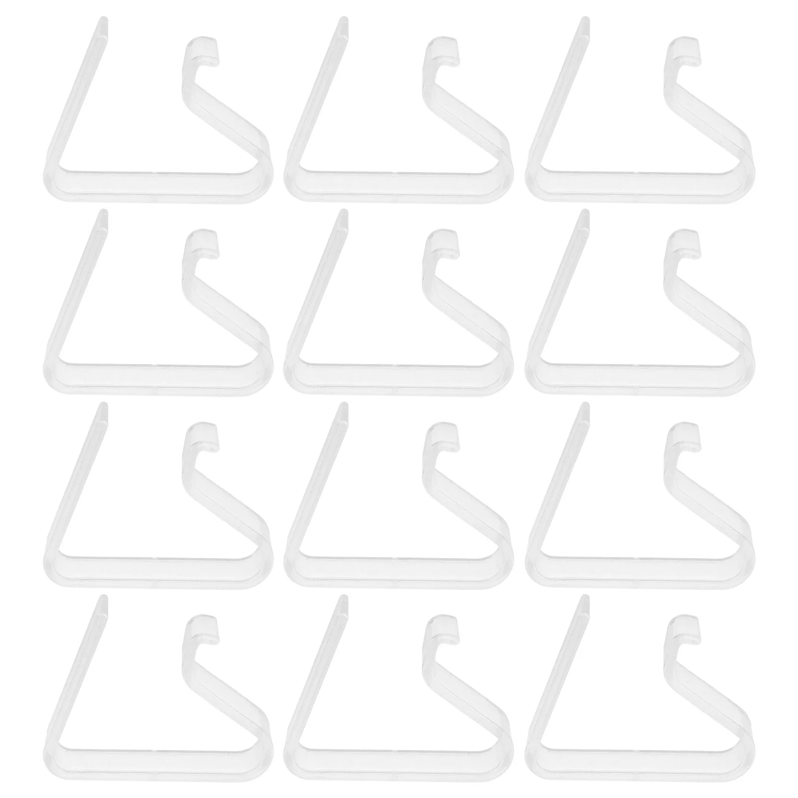 

12Pcs Transparent Tablecloth Clips and Easy to Clean for Various Uses Tablecloth Clips Table Cloth Clamps