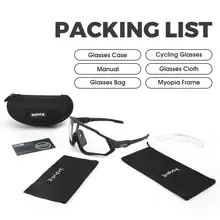 Photochromic cycling sunglasses for men and women #6