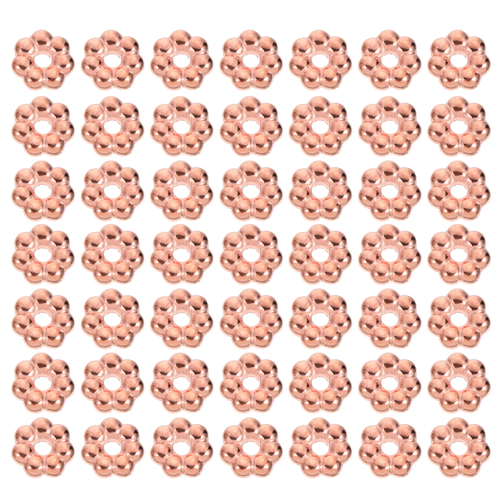 2000Pcs Delicate Flower Shape Beads for DIY Jewelry Craft Projects Plastic Beads Accessories Pretty Exquisite Decorative