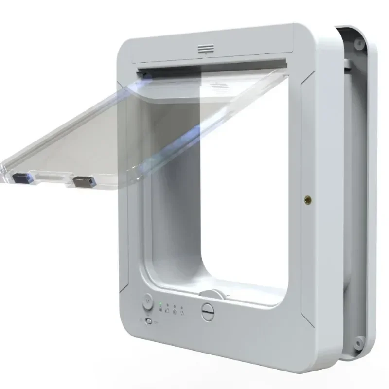 Radar induction key cat door, intelligent control of access direction pet cat door dog door