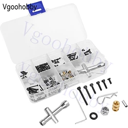M1.4 RC Screw Kit Scx24 Screws Assortment Set Fastener Pins Repair Tools for Axial SCX24 Deadbolt C10 Jeep 1/24 RC Crawler