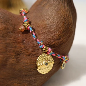 Wilde und kostenlose Vintage Edelstahl -Reiz Colares für Frauen Boho Rose Blau aktuelle Armbänder Trendy Schmucksets 10 Hauptdelegverkäufe stiegen - №2