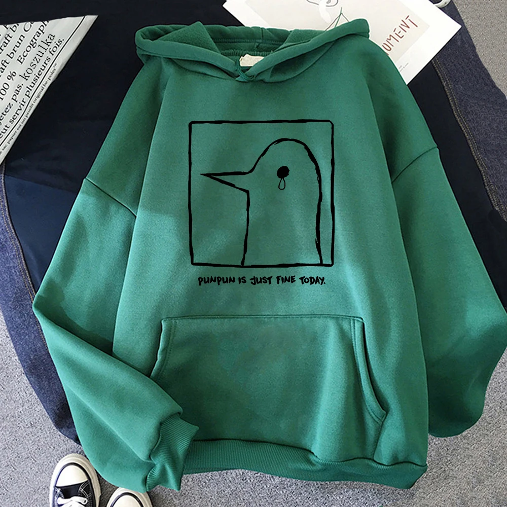 Sweats à capuche unisexes Anime Punpun pour femmes, pull Kawaii, sweat à capuche graphique Harajuku, dessin animé Manga, Oyasumi