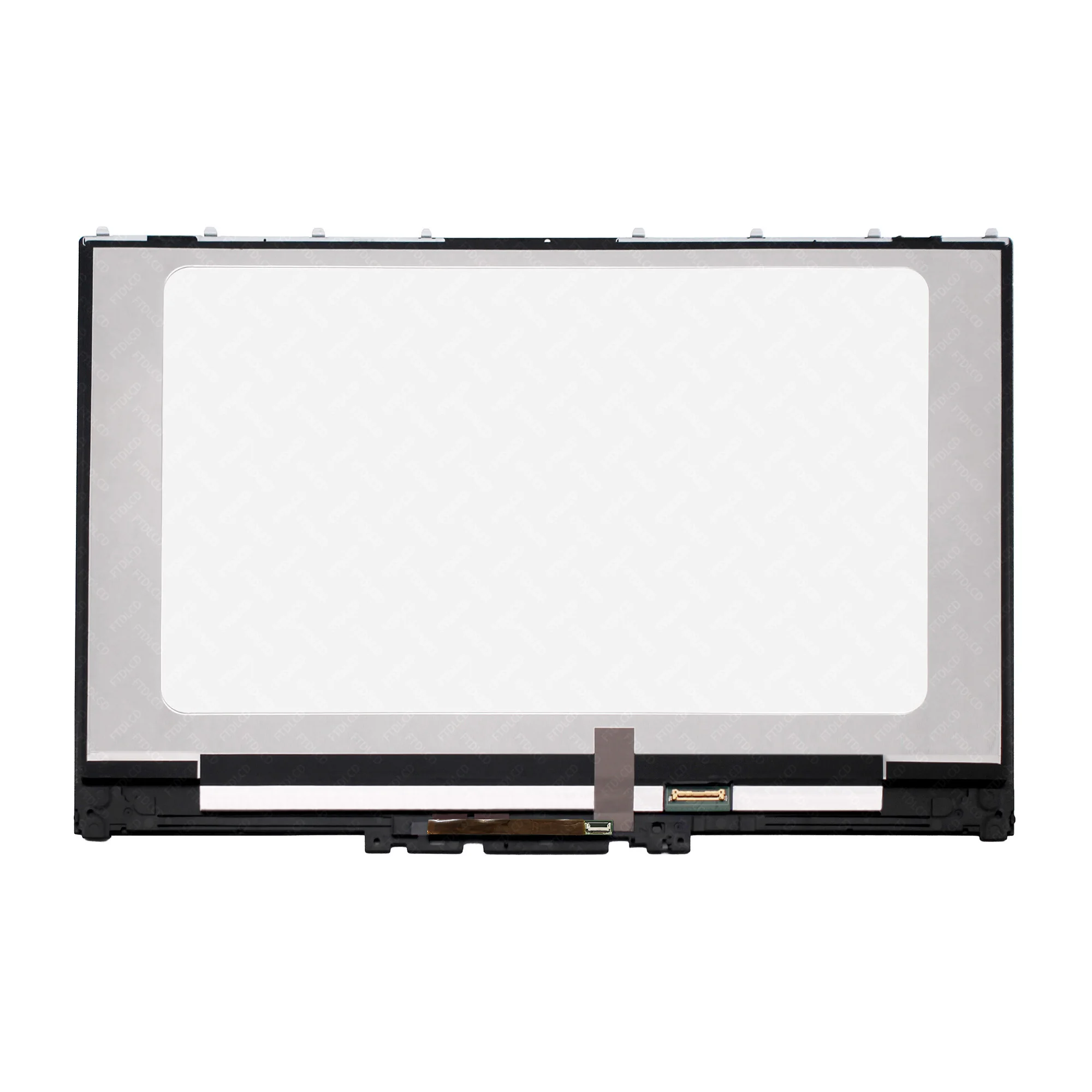 Panel de pantalla LCD de 15,6 pulgadas, montaje de digitalizador de cristal táctil con bisel para Lenovo YOGA 720, 15IKB, 80X7, B156HAN02.0