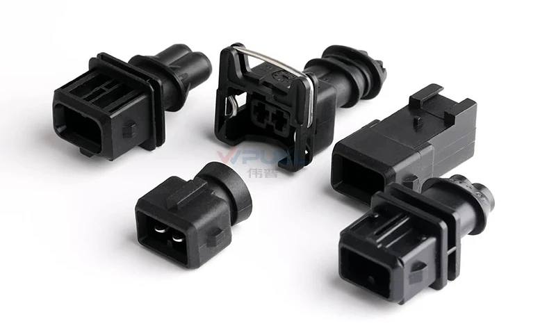 DJ7021A-3.5 Automotive Connector Fuel Injector 2 Pin Sensor Plug 282189-1 Car Electrical Socket Adapter