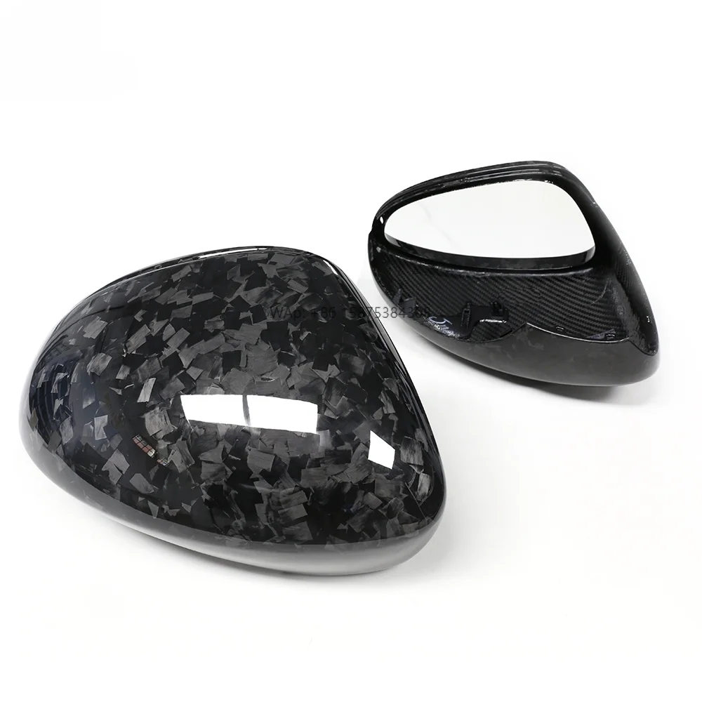 

LHD Forged Carbon Fiber Mirror Cover for 971 2017+ Dry Carbon Auto Side Mirror Casing Replacement 971 for Panamera Car