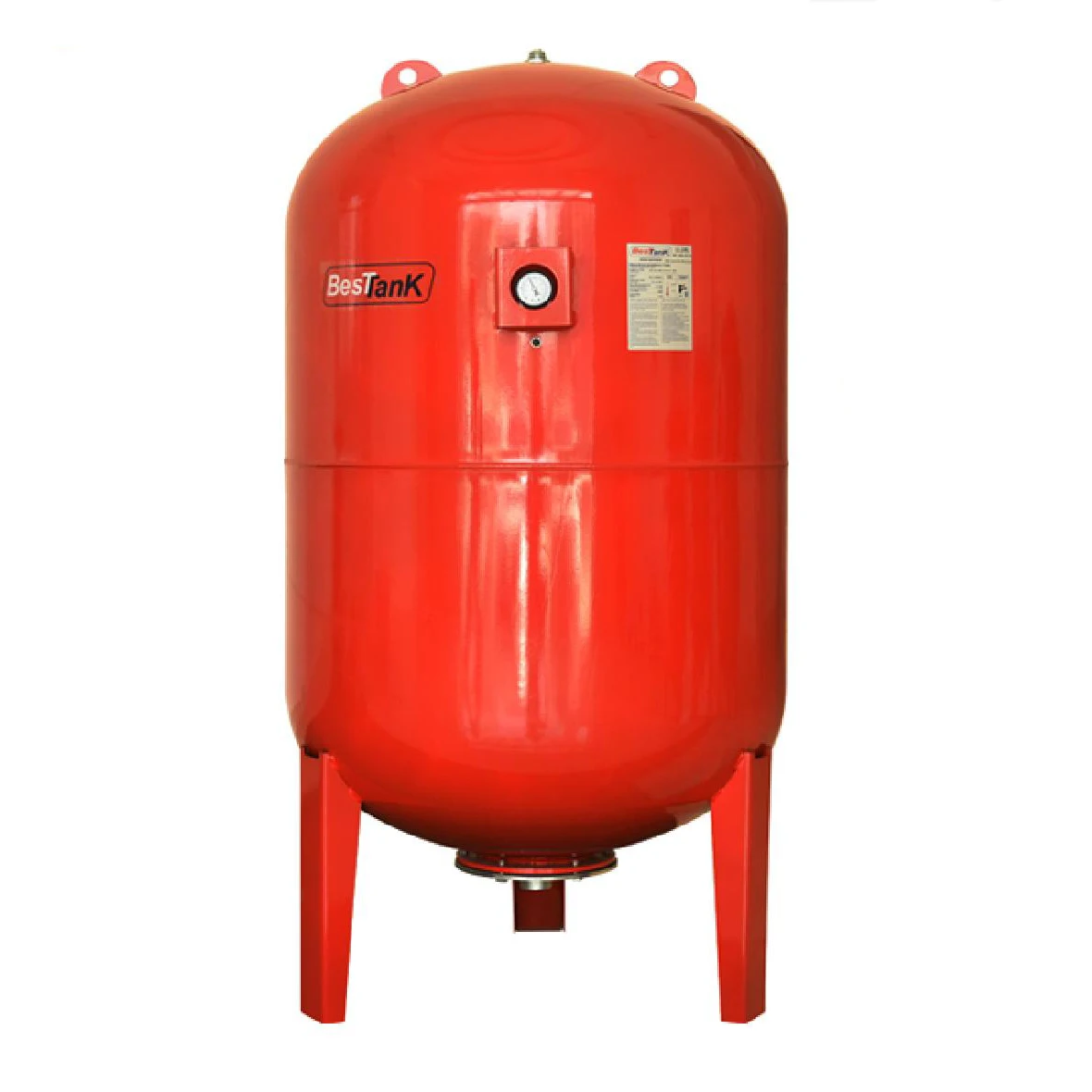 

2025500L Vertical Stainless Steel Water Pressure tank With Feet