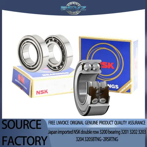 Japan imported NSK double row  bearing 3200 bearing 3201 3202 3203 3204 3205 3206 3207 3208 3209 3210 32113212 3213BTNG -2RSRTNG