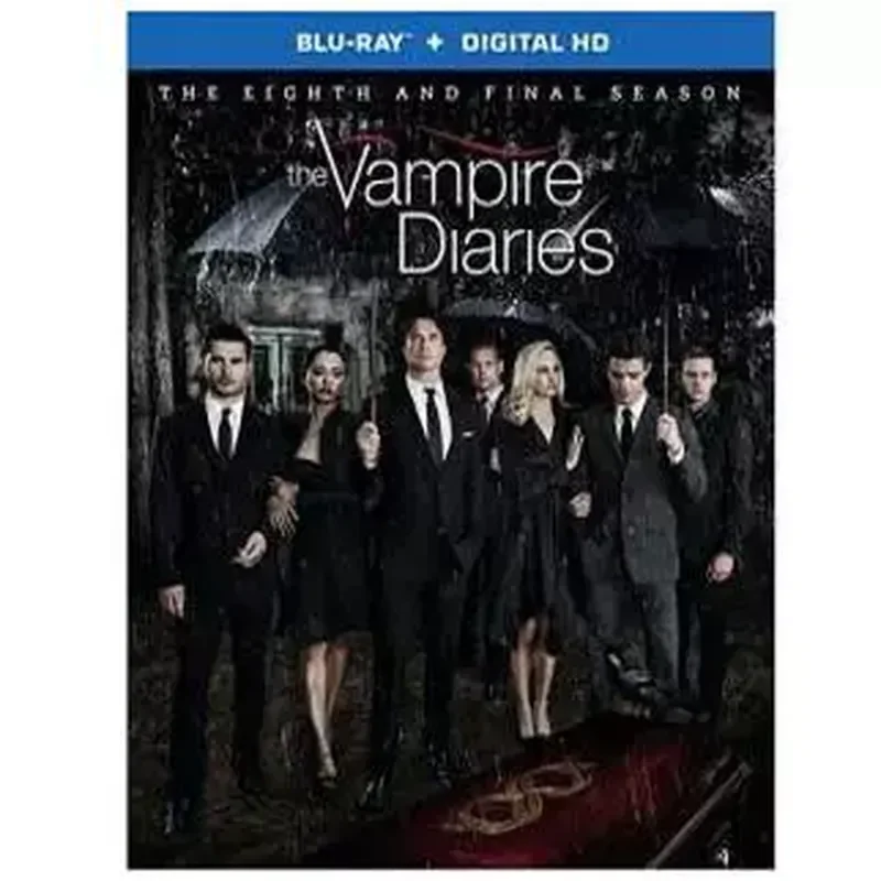 BD Blu-ray American TV Series The Vampire Diaries Season 1-8 Complete Episodes Unabridged Full Version 30 Discs Boxed