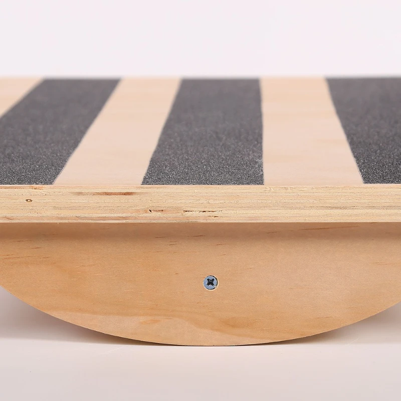 `Rectangular Square Wooden Balance Board Home Sports Entertainment Portable Body Building Home Gym Fitness Training Equipment`