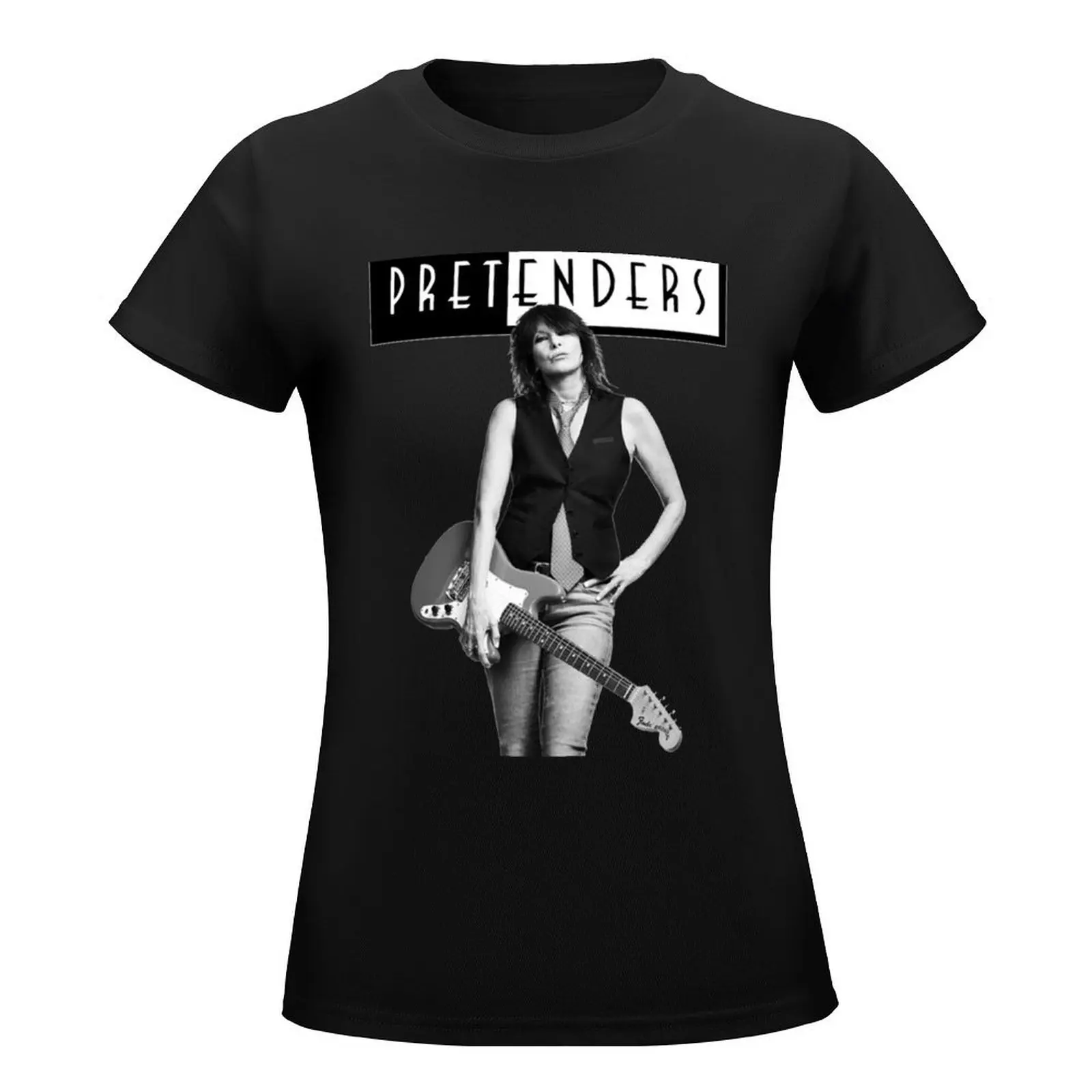 Pretenders Chrissy Hynde T-Shirt Short sleeve tee cute clothes cute tops tight shirts for Women