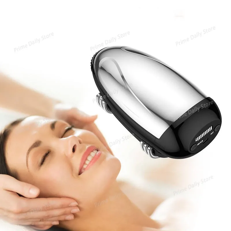 Handheld Rechargeable Head Massager, Portable Multi‑Function Scalp Massager for Barbershop Salon Use