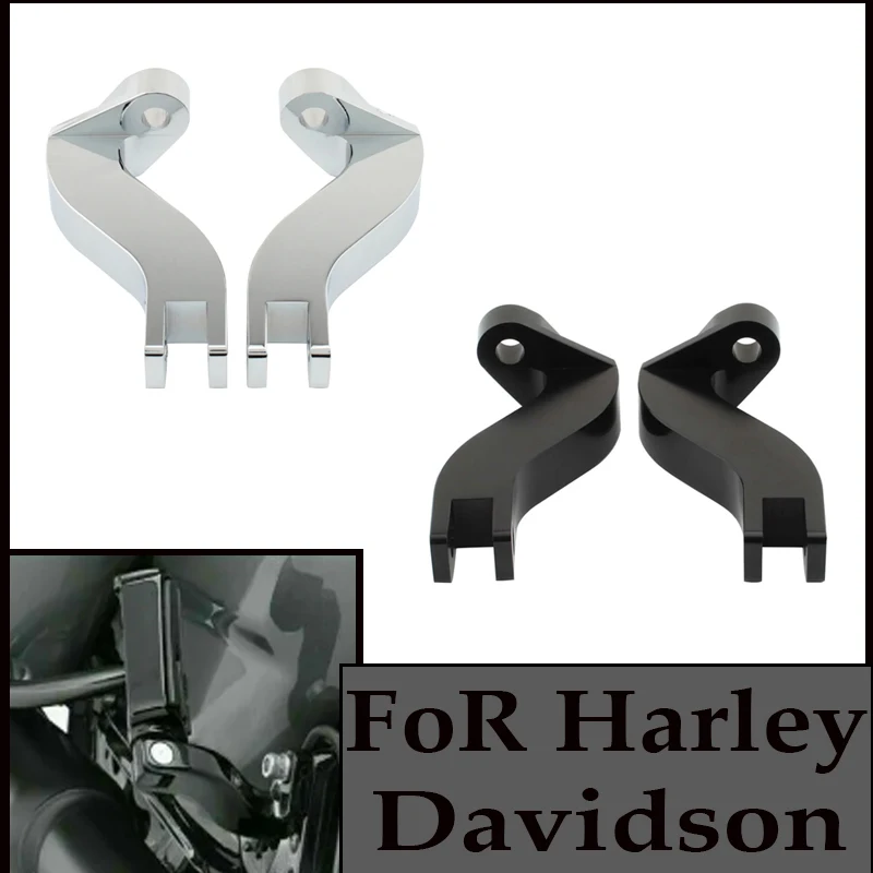 

For Harley Davidson Touring 1993-2023 Motorcycle Foot Pedals Bracket Mount Foot Pegs