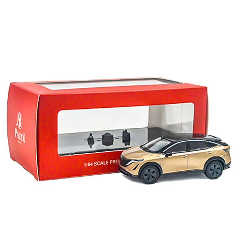 

PAUDI 1:64 Nissan ARIYA SUV, легкосплавный автомобиль, литье под давлением и игрушечный транспорт, модель автомобиля, миниатюрная масштабная модель автомобиля, игрушки для детей