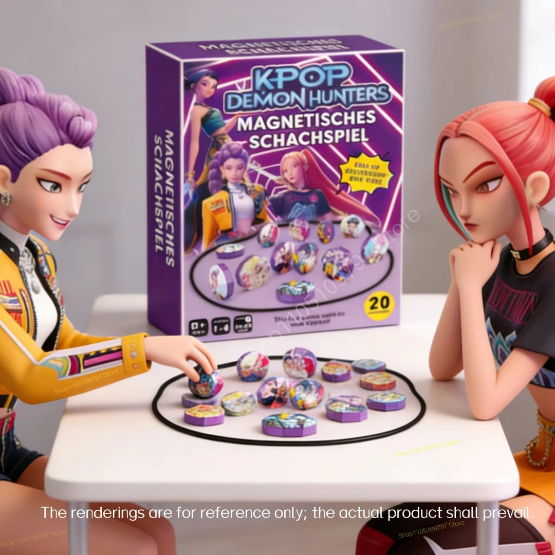 Kpop Demon Hunters Board Games New Year Gift Adults Fun Magnetis Chess Family Festive Party Table Game Rumi Mira Children Toys