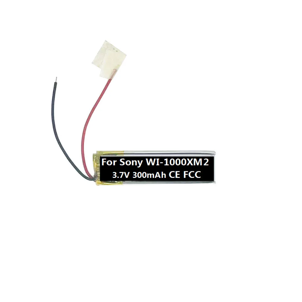 300mAh WI-1000XM2 Battery For Sony WI-C400 WI-C200 C300 C310 C400 C500 C600N Earphone Earset Handsfree