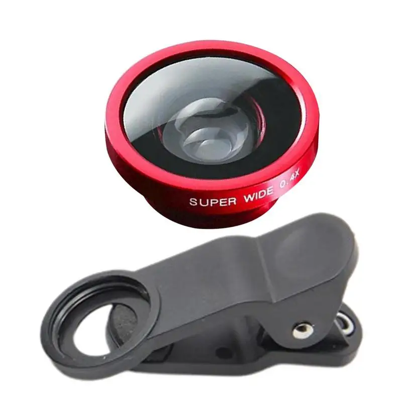0.4X Wide Aangle Lens for iPhone 15 Pro Max Portable Phone Lenses Cell Phone Lens Clip Kit Universal Lend for Tablet Cell Phone