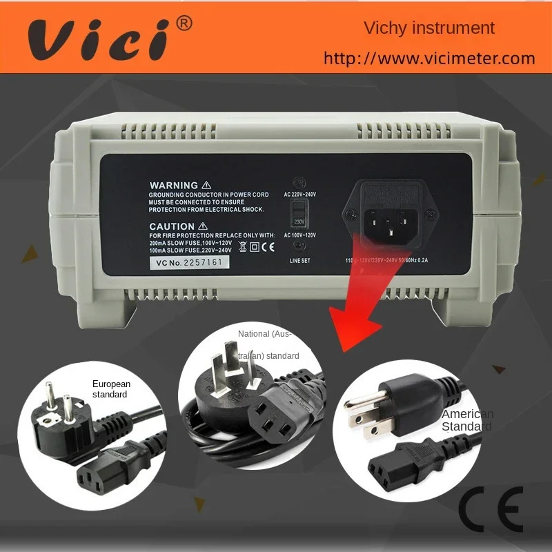

Стабильный цифровой мультиметр Vici VICHY VC8045 настольный 4 1/2 разряда True RMS DCV/ACV/DCA/ACA DKTD0122