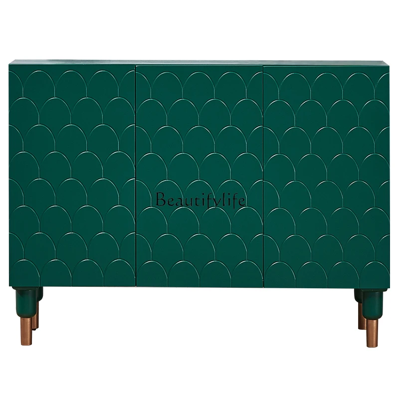 

Light luxury shoe cabinet entry decoration cabinet foyer partition American side cabinet entrance