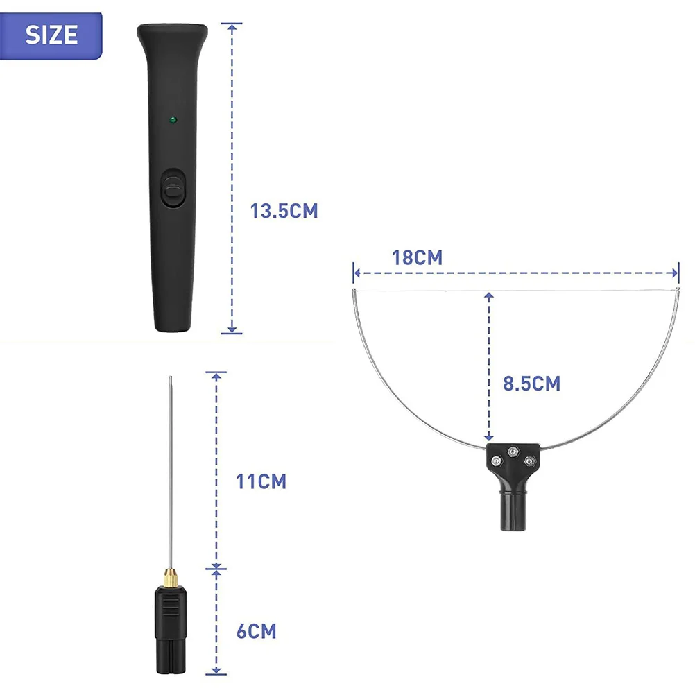 

Cordless Electric Cutter for Foam Boards Eu Plug Safe Materials Long Time Use Artistic Models Various Cutting Shapes