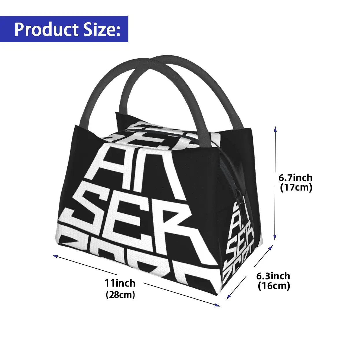 Canserbero LOGO Portable insulation bag for Cooler Thermal Food Office Pinic Container