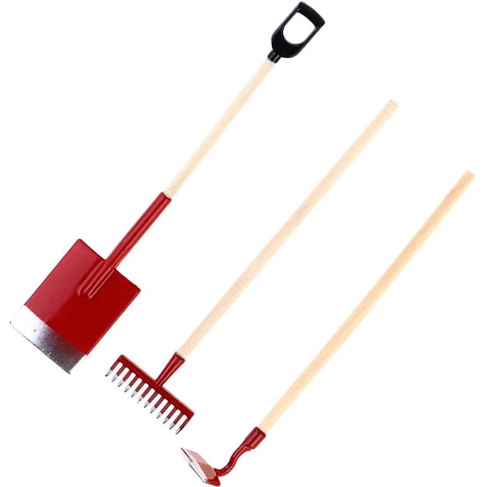 

House Model Garden Tools Miniature Rake Succulent Gardening Kids Toys