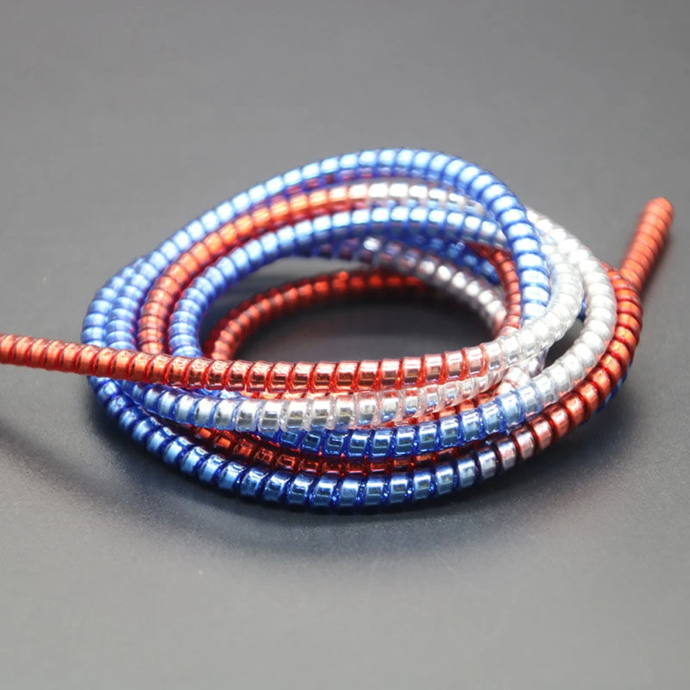 Color 1.4M Wire Cord Protector for Earphone Cable Protection Wrap Charging Data Line Cable Winder Organizer USB Cable Protector