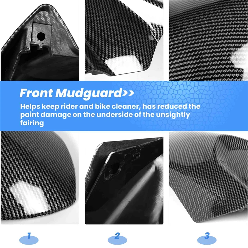 ABIB - Pelindung Lumpur Depan Sepeda Motor, Pelindung Ban Depan, Penutup Pelindung Cipratan Sepeda Motor Untuk YAMAHA NVX Aerox 155 GDR155
