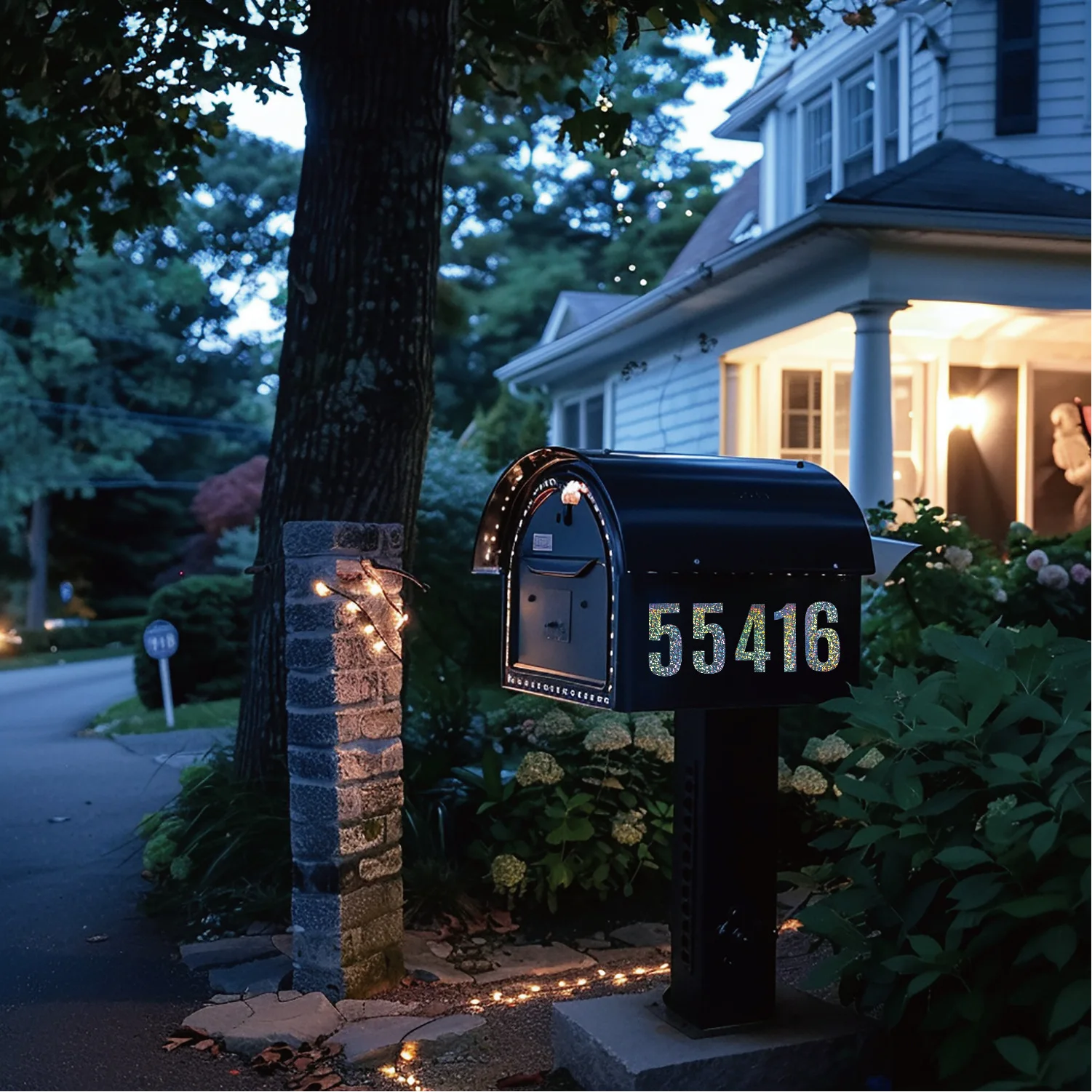 3 Inch Large Number Stickers Waterproof Self Adhesive Cut Out Mailbox Labels