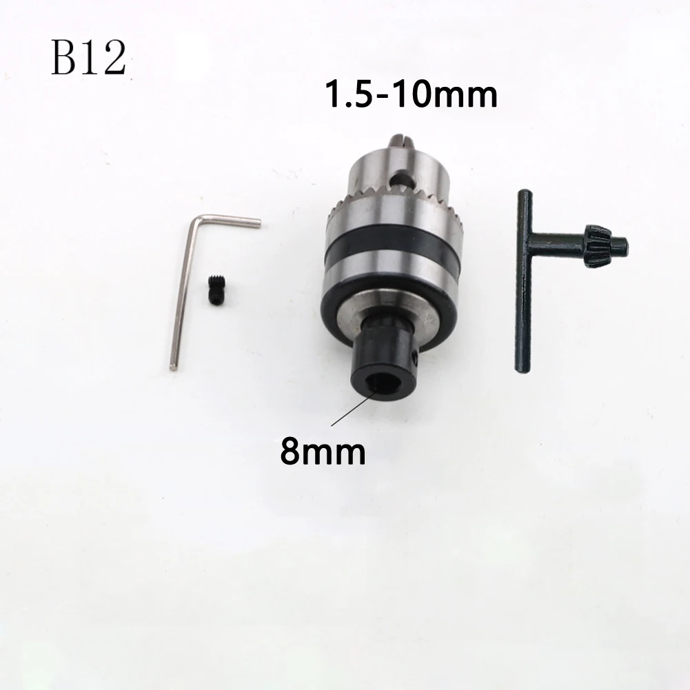 B12 الحفر تشاك الحفر تشاك 1.5-10 مللي متر 10 مللي متر 4 قطعة مجموعة آلة الحفر المعدنية لآلة الطحن آلة الحفر
