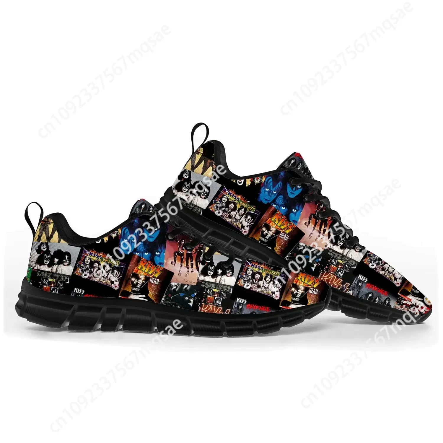 Heavy Metal Rock Band Kiss Fashion Sports Shoes Mens Womens Teenager Kids Children Sneakers Custom High Quality Couple Shoes