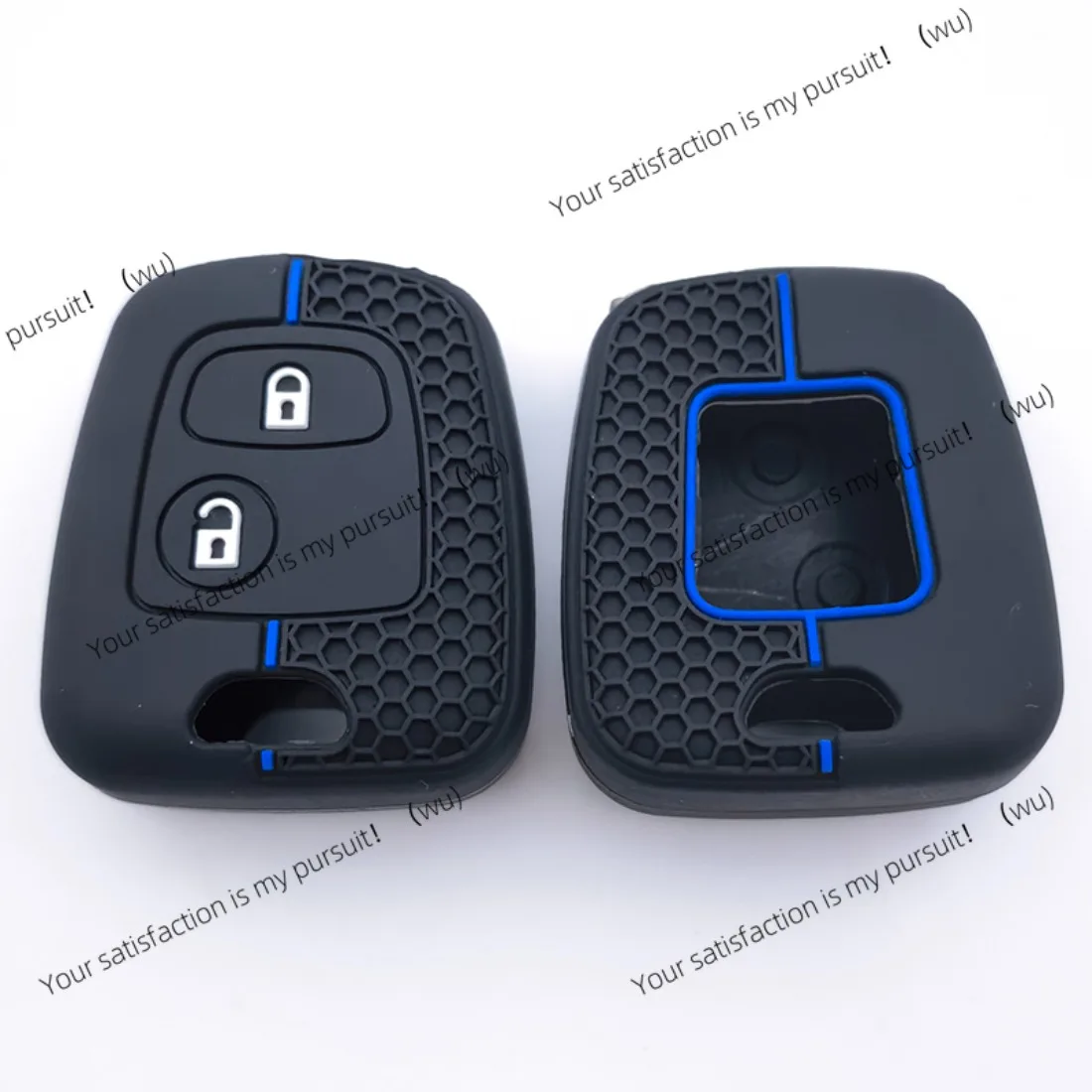 Silicone Car 2 Button Key Cover Case for Peugeot 106 107 206 207 307 Citroen C1 C2 C3 C4 XSARA PICASSO for Toyota AYGO Protector