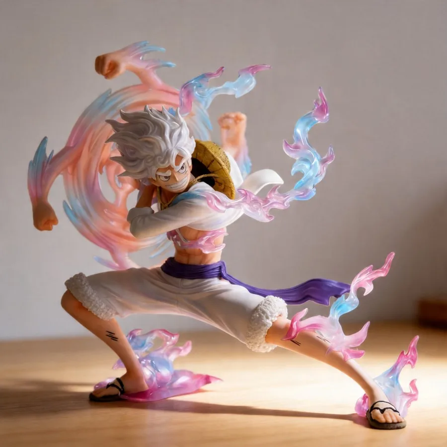 

Фигурка Monkey D. Luffy Gear 5 из One Piece - 19 см, коллекционная модель персонажа аниме, игрушка-украшение