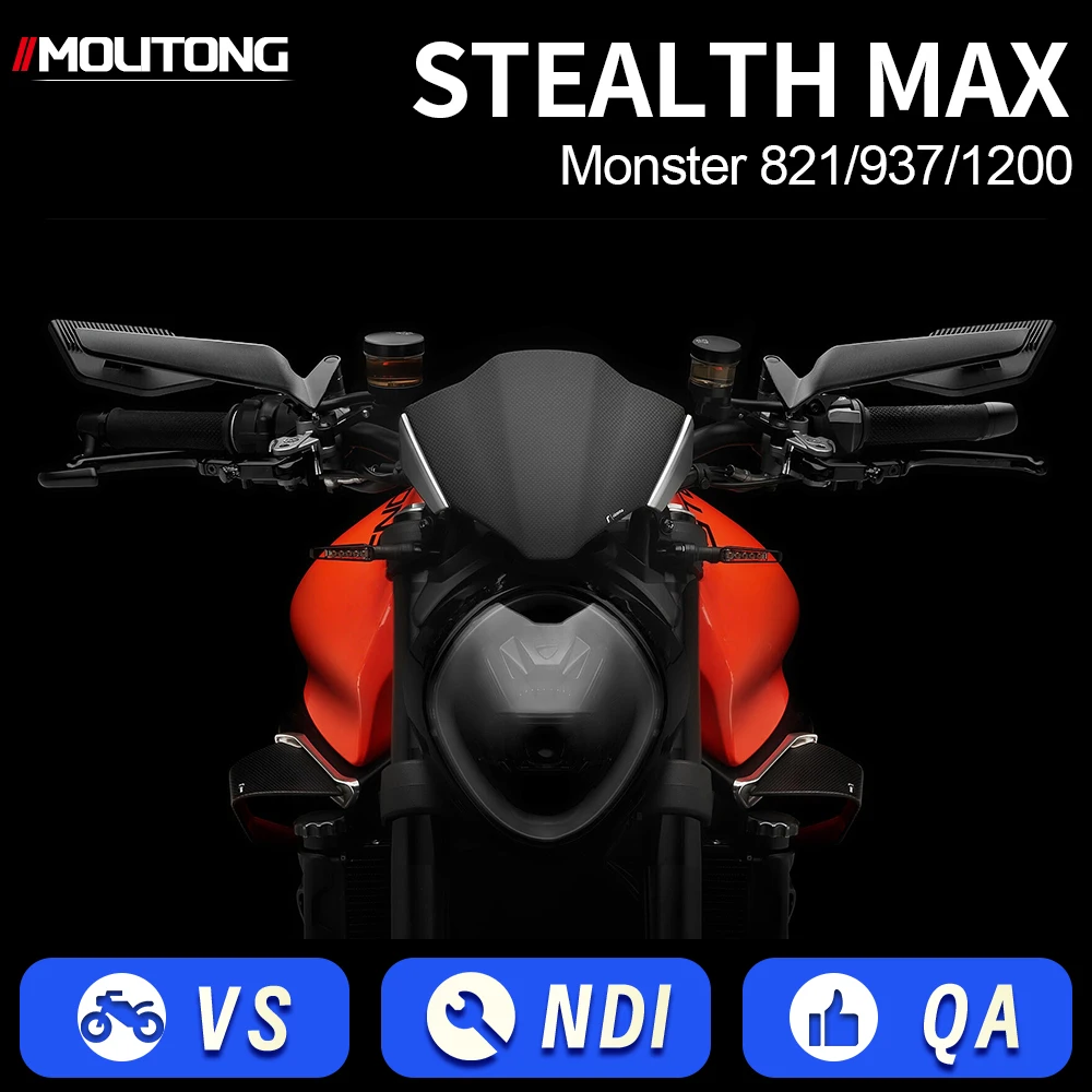 

For Ducati Monster 821 937 SP New Motorcycle Rear View Mirrors Adjustable Aluminum Mirror Accessories Monster 1200 R / S